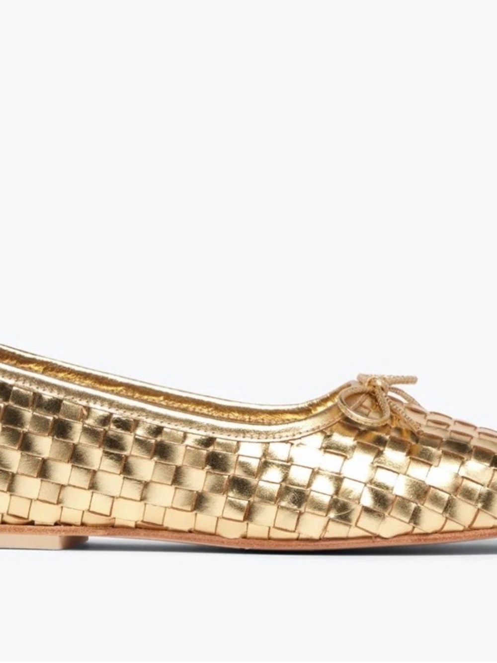 Freda Salvador - Jada Ballet Flats - Gold size 8.5 - Picture 4 of 14